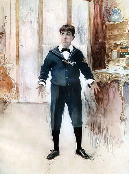 Weedon Grossmith in The New Boy, c1902. Artist: Ellis & Walery