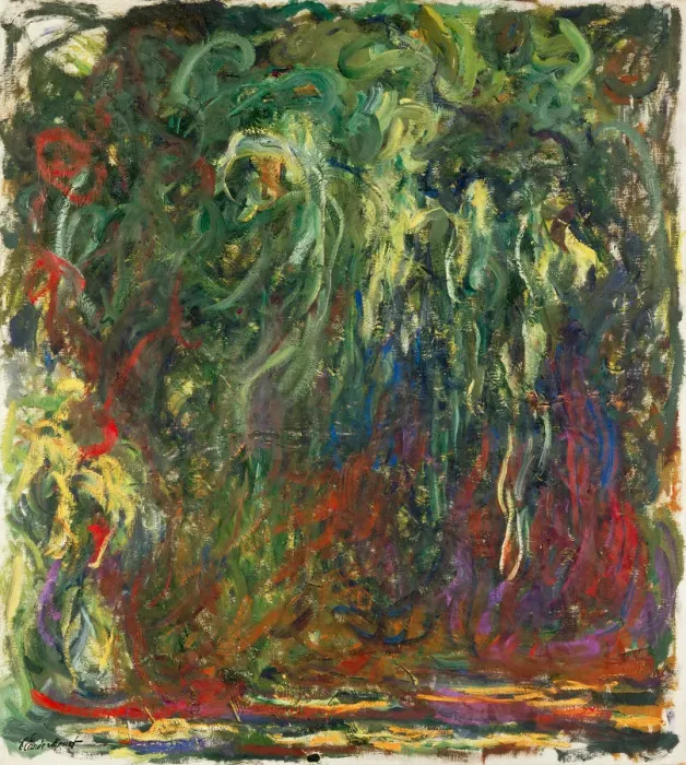 Framed Print : Weeping willow, 1920-1922. Creator: Monet, Claude (1840-1926) Framed Print : Weeping willow, 1920-1922. Creator: Monet, Claude (1840-1926)