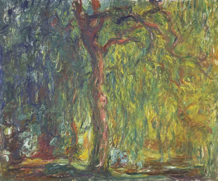Framed Print : Weeping Willow. Artist: Monet, Claude (1840-1926) Framed Print : Weeping Willow. Artist: Monet, Claude (1840-1926)