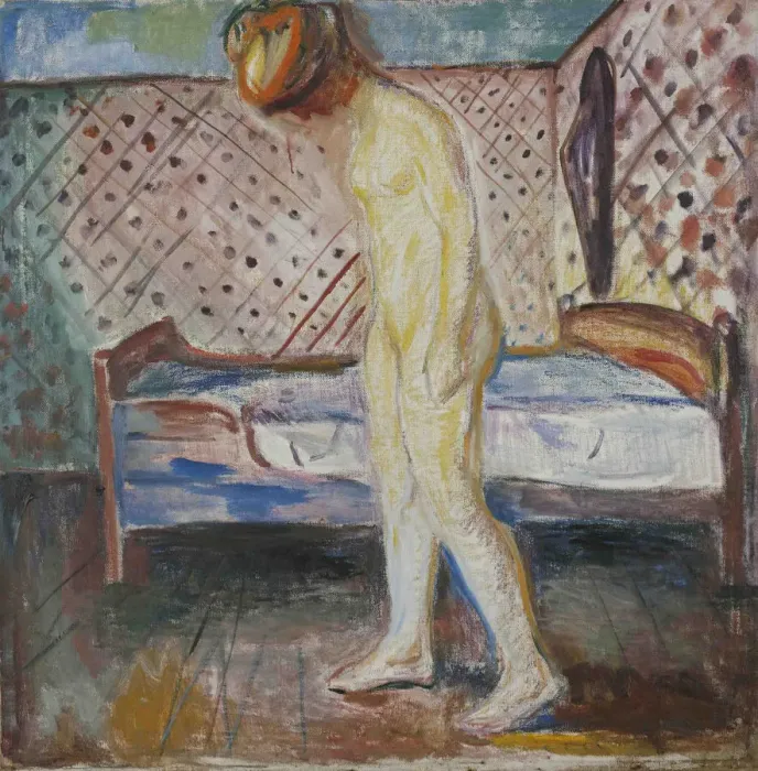 Framed Print : Weeping Woman. Artist: Munch, Edvard (1863-1944) Framed Print : Weeping Woman. Artist: Munch, Edvard (1863-1944)
