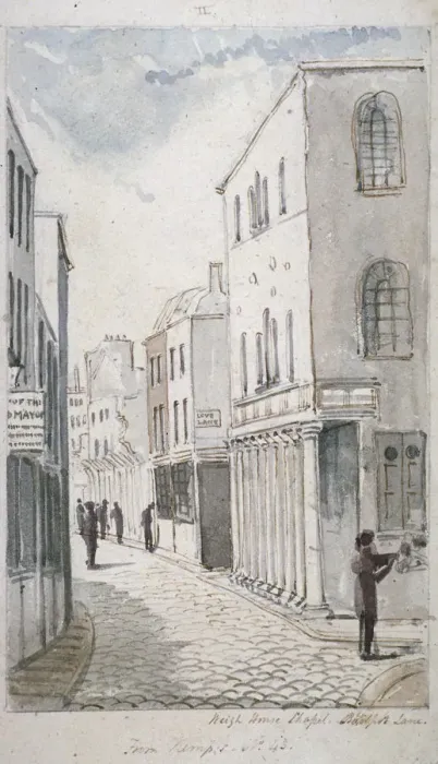 Framed Print : The Weigh House Chapel, Eastcheap, City of London, 1834. Artist Framed Print : The Weigh House Chapel, Eastcheap, City of London, 1834. Artist