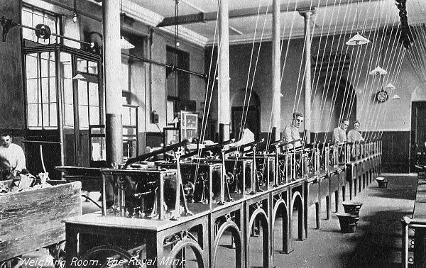 The Weighing Room, the Royal Mint, Tower Hill, London, 20th century
