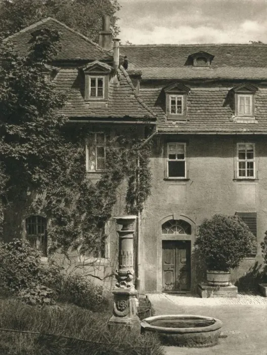 Framed Print : Weimar - Frau von Steins house, 1931. Artist: Kurt Hielscher Framed Print : Weimar - Frau von Steins house, 1931. Artist: Kurt Hielscher