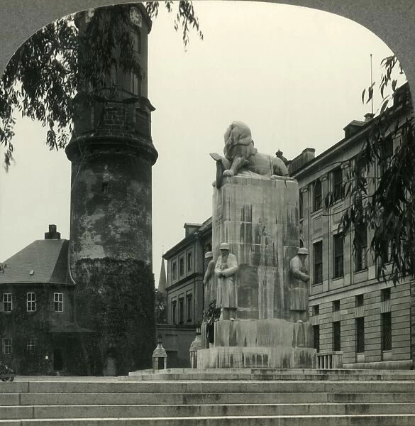 Weimar, Germany, the Home of Goethe and Where Schiller Ended His Days - The War Memorial, c1930s