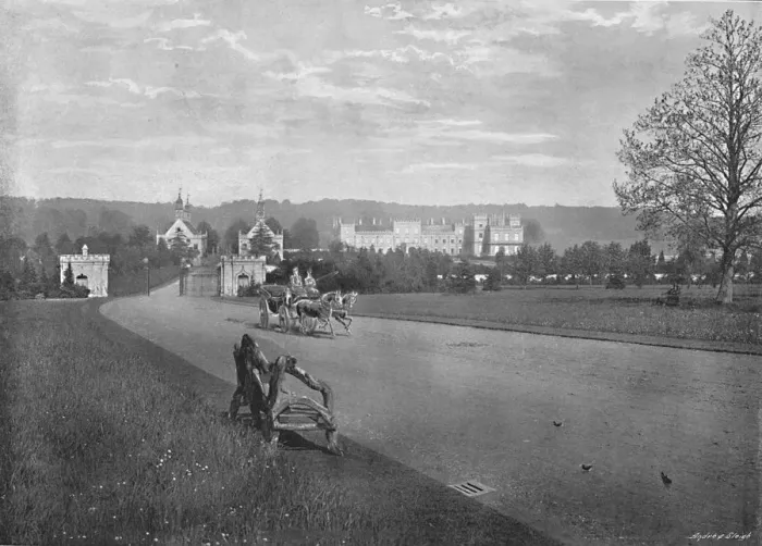 Framed Print : Welbeck Abbey, c1896. Artist: GW Wilson and Company Framed Print : Welbeck Abbey, c1896. Artist: GW Wilson and Company