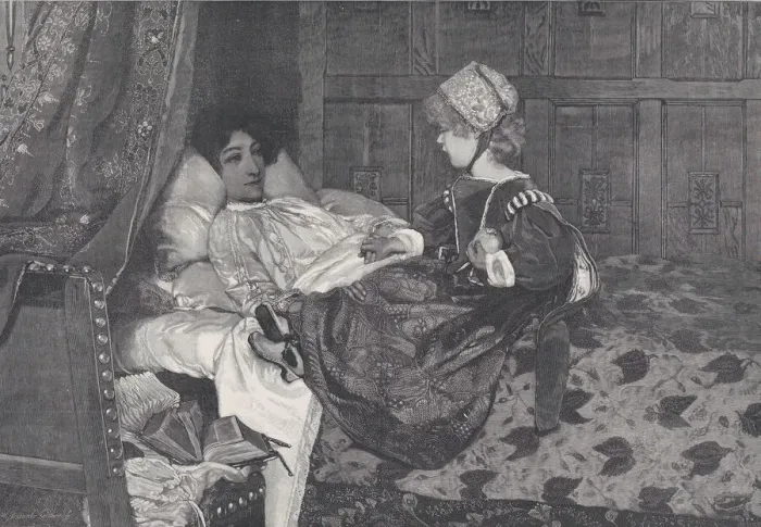 Framed Print : Always Welcome, from Illustrated London News, May 19, 1888 Framed Print : Always Welcome, from Illustrated London News, May 19, 1888