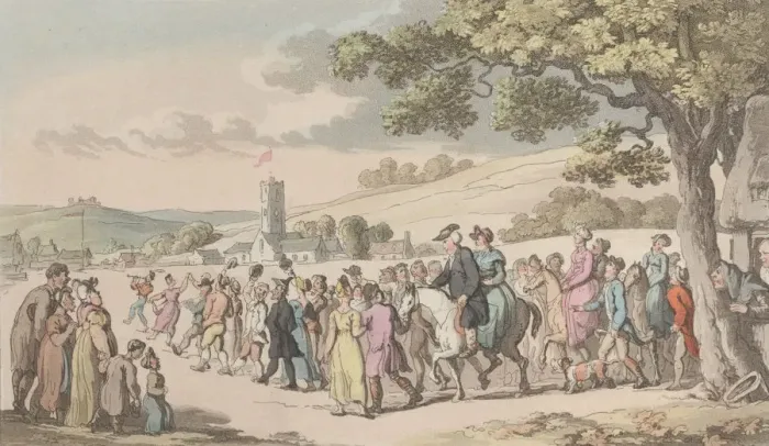 Framed Print : The Welcome, from The Vicar of Wakefield, May 1, 1817. May 1, 1817 Framed Print : The Welcome, from The Vicar of Wakefield, May 1, 1817. May 1, 1817