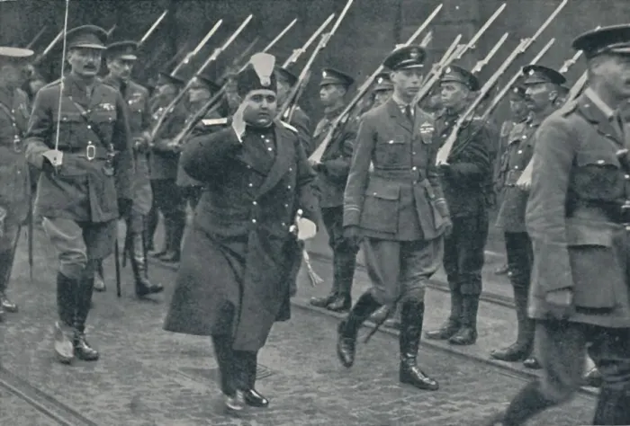 Framed Print : Welcoming Another Distinguished Foreign Visitor, 1919, (1937). Creator: Unknown
