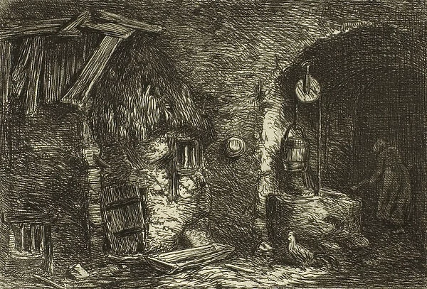 The Well, 1845. Creator: Charles Emile Jacque