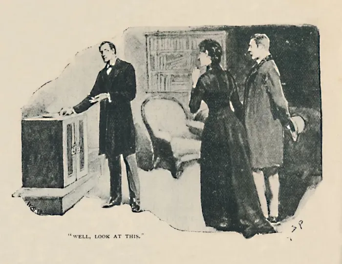 Framed Print : Well, Look At This, 1892. Artist: Sidney E Paget Framed Print : Well, Look At This, 1892. Artist: Sidney E Paget