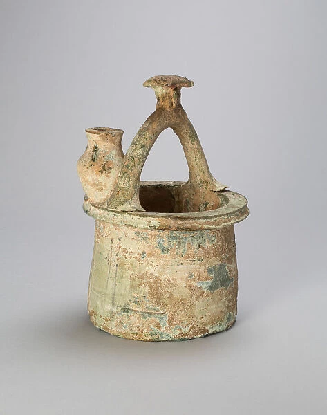 Wellhead with Water Bucket, Eastern Han dynasty (A. D. 25-220). Creator: Unknown