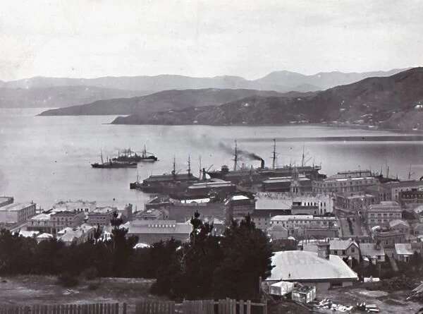 Wellington Harbour, late 19th-early 20th century. Creator: Unknown