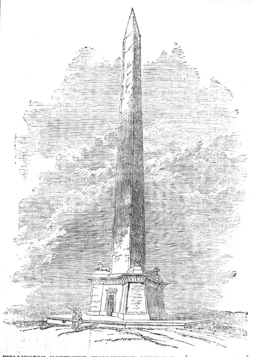 Framed Print : Wellington Monument, Wellington, Somerset, 1854. Creator: Unknown Framed Print : Wellington Monument, Wellington, Somerset, 1854. Creator: Unknown