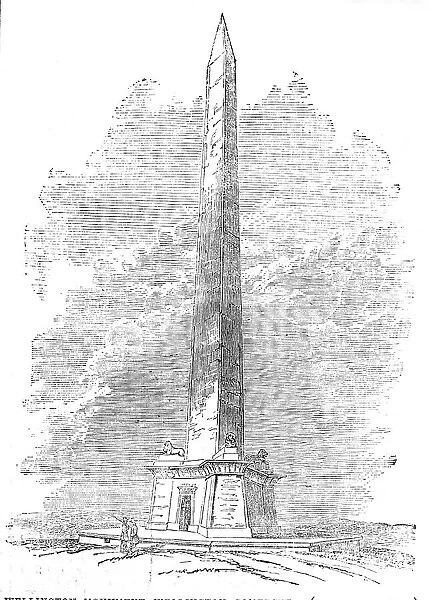 Wellington Monument, Wellington, Somerset, 1854. Creator: Unknown