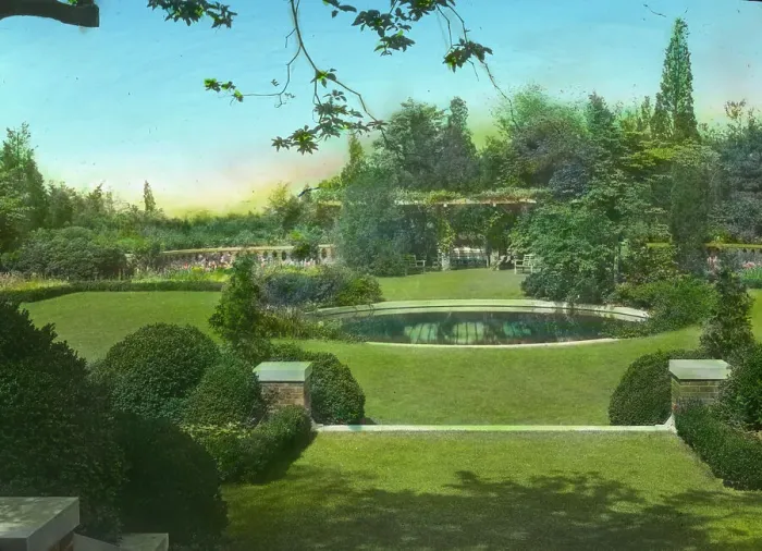 Framed Print : Welwyn, Harold Irving Pratt house, 100 Crescent Beach Road, Glen Cove, New York, c1918. Creator: Frances Benjamin Johnston. Welwyn, Harold Irving Pratt house, 100 Crescent Beach Road, Glen Cove, New York, c1918 Framed Print : Welwyn, Harold Irving Pratt house, 100 Crescent Beach Road, Glen Cove, New York, c1918. Creator: Frances Benjamin Johnston. Welwyn, Harold Irving Pratt house, 100 Crescent Beach Road, Glen Cove, New York, c1918