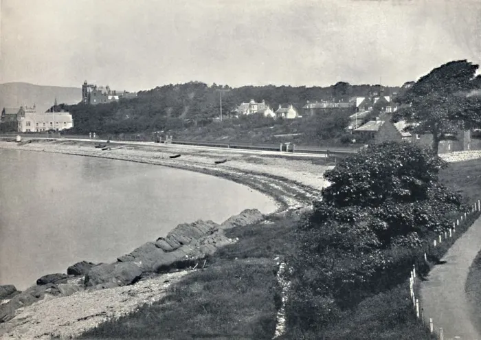 Framed Print : Wemyss Bay - From the Railway, 1895 Framed Print : Wemyss Bay - From the Railway, 1895