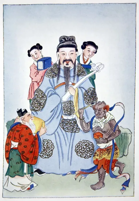 Framed Print : Wen Ch ang, K eui-Hsing and Chu I, 1922 Framed Print : Wen Ch ang, K eui-Hsing and Chu I, 1922