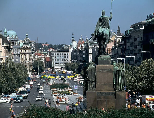 Wenceslas Square, Prague, Czech Republic
