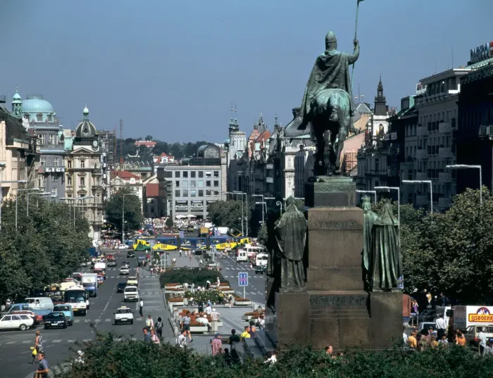 Framed Print : Wenceslas Square, Prague, Czech Republic Framed Print : Wenceslas Square, Prague, Czech Republic