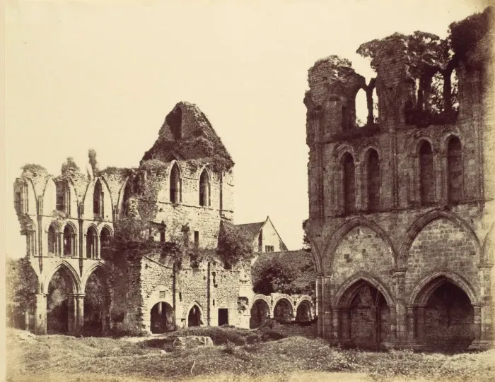 Framed Print : Wenlock Abbey, 1858. Creator: Alfred Capel-Cure Framed Print : Wenlock Abbey, 1858. Creator: Alfred Capel-Cure
