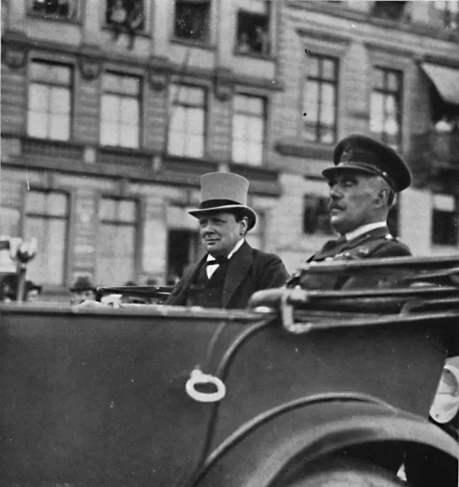 Framed Print : He went to Cologne to the Headquarters of the British Army of Occupation, c1919, (1945) Framed Print : He went to Cologne to the Headquarters of the British Army of Occupation, c1919, (1945)