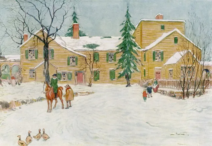 Framed Print : Wentworth Mansion, New Hampshire, USA, c18th century (1921). Artist: James Preston Framed Print : Wentworth Mansion, New Hampshire, USA, c18th century (1921). Artist: James Preston