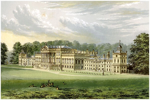 Wentworth Woodhouse, Yorkshire, home of Earl Fitzwilliam, c1880