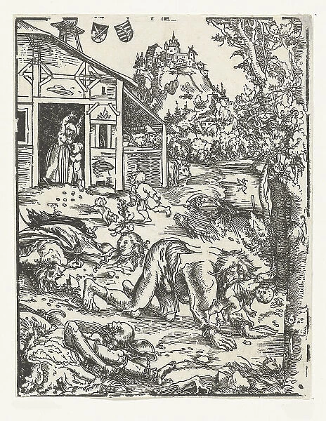 The Werewolf, ca 1510-1515. Creator: Cranach, Lucas, the Elder (1472-1553)