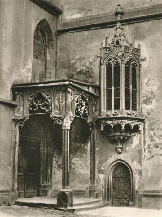 Framed Print : Wertheim a. Main - Porch and choir of the Parochial Church, 1931. Artist: Kurt Hielscher Framed Print : Wertheim a. Main - Porch and choir of the Parochial Church, 1931. Artist: Kurt Hielscher