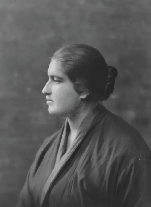 Framed Print : Wertheimer, M. Miss, portrait photograph, 1916. Creator: Arnold Genthe Framed Print : Wertheimer, M. Miss, portrait photograph, 1916. Creator: Arnold Genthe