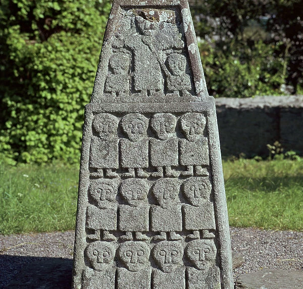 West side of the base of the Moone cross, 7th century