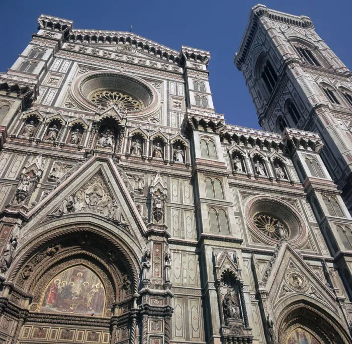 Framed Print : West front of the Basilica di Santa Maria del Fiore, 14th-15th century. Artist: Giotto Framed Print : West front of the Basilica di Santa Maria del Fiore, 14th-15th century. Artist: Giotto