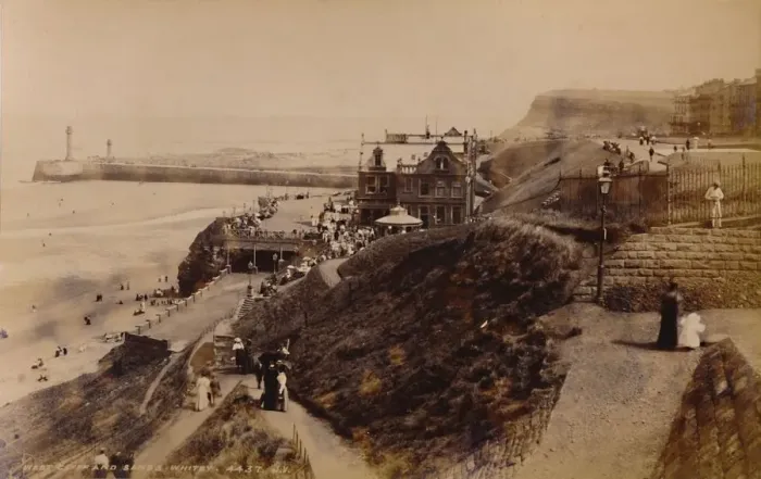 Framed Print : West Cliff and Sands, 1929. Creator: Unknown Framed Print : West Cliff and Sands, 1929. Creator: Unknown