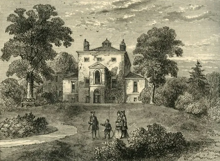 Framed Print : West Coombe, in 1794, (c1878). Creator: Unknown Framed Print : West Coombe, in 1794, (c1878). Creator: Unknown