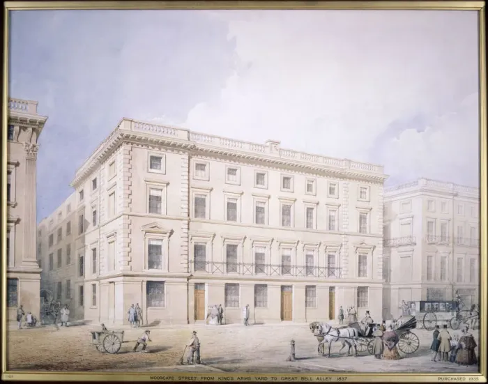 Framed Print : West End of Moorgate Street Framed Print : West End of Moorgate Street