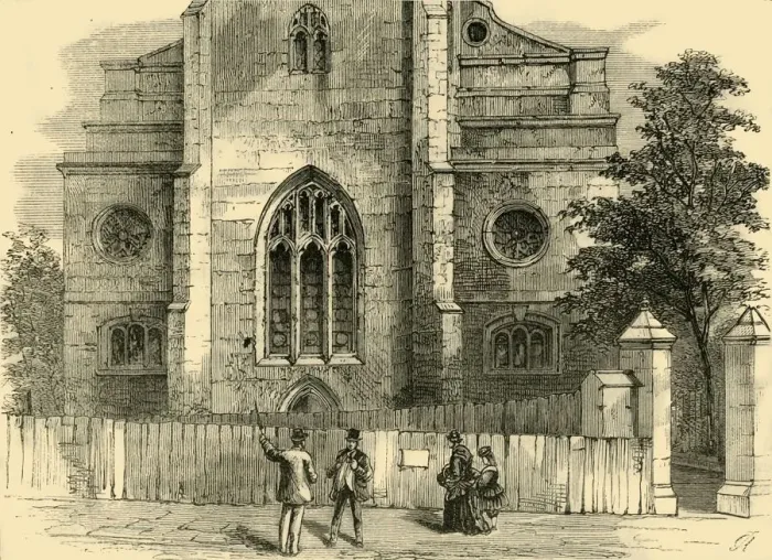 Framed Print : The West End of St. Andrews, Showing the Gothic Arch, c1872. Creator: Unknown Framed Print : The West End of St. Andrews, Showing the Gothic Arch, c1872. Creator: Unknown