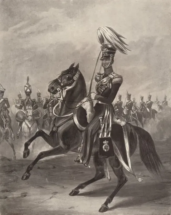 Framed Print : West Essex Yeomanry, 1846 (1909). Artist: John Harris Junior Framed Print : West Essex Yeomanry, 1846 (1909). Artist: John Harris Junior