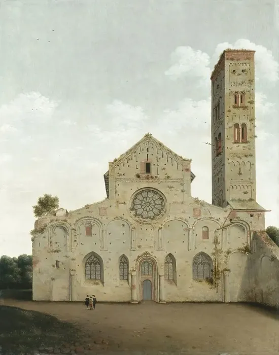 Framed Print : The West Façade of the Church of Saint Mary in Utrecht, 1662. Creator: Pieter Jansz Saenredam Framed Print : The West Façade of the Church of Saint Mary in Utrecht, 1662. Creator: Pieter Jansz Saenredam