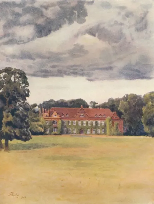 Framed Print : West Horsley Place, 1912, (1914). Artist: Jamess Ogilvy Framed Print : West Horsley Place, 1912, (1914). Artist: Jamess Ogilvy