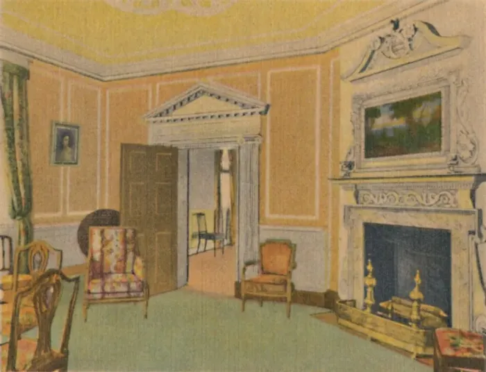 Framed Print : The West Parlor, 1946 Framed Print : The West Parlor, 1946
