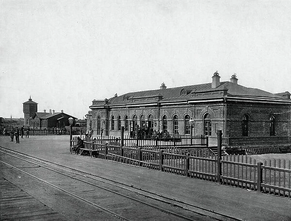 West-Siberian Railroad. Station of the Third Class, Petropavlovsk, 1892-1896. Creator: Unknown