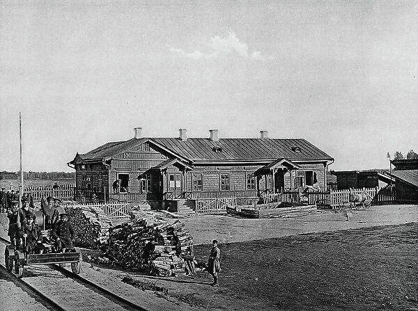 West-Siberian Railroad. Station of the Fifth Class, Vargashi, 1892-1896. Creator: Unknown