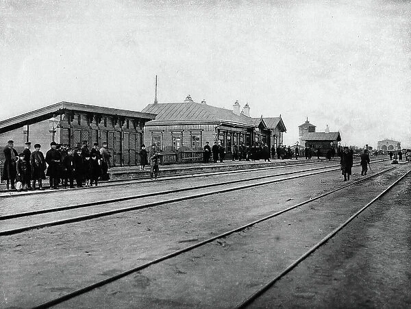 West-Siberian Railroad. Station of the Forth Class, Shumikha, 1892-1896. Creator: Unknown