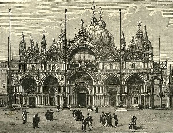West Front of St. Marks, Venice, 1890. Creator: Unknown
