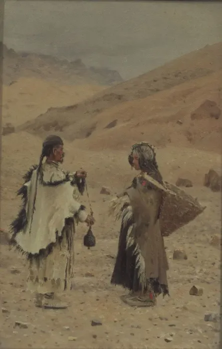Framed Print : West Tibetans. Artist: Vereshchagin, Vasili Vasilyevich (1842-1904) Framed Print : West Tibetans. Artist: Vereshchagin, Vasili Vasilyevich (1842-1904)