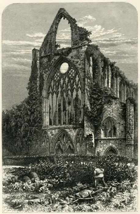 Framed Print : West Front of Tintern Abbey, c1870 Framed Print : West Front of Tintern Abbey, c1870