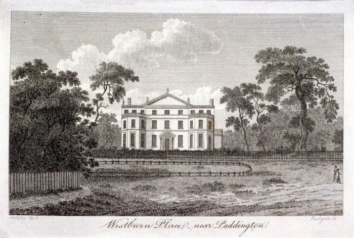 Framed Print : Westbourne Green, Paddington, London, c1808. Artist: Eastgate Framed Print : Westbourne Green, Paddington, London, c1808. Artist: Eastgate