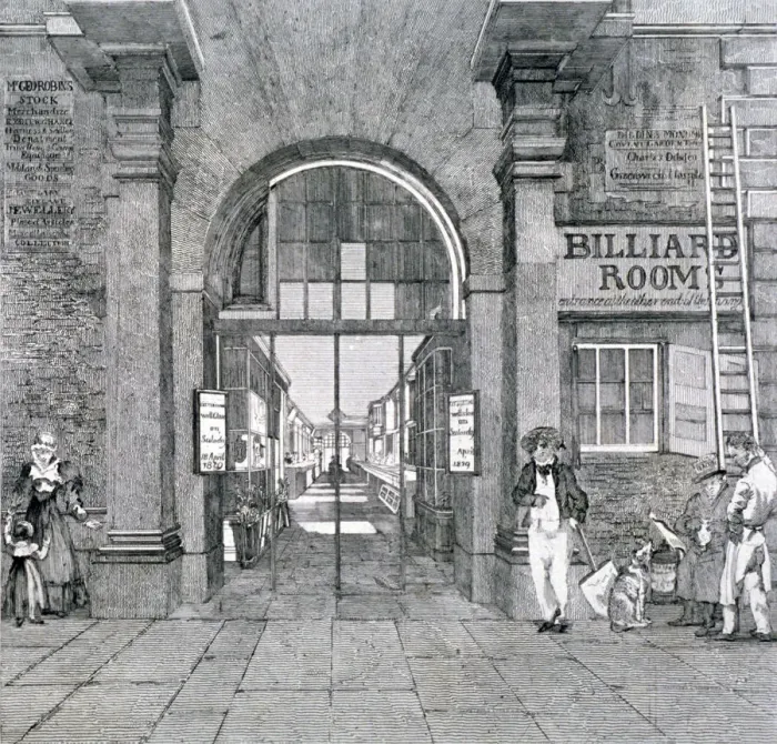 Framed Print : Western entrance to Exeter Change, Westminster, London, 1829 Framed Print : Western entrance to Exeter Change, Westminster, London, 1829