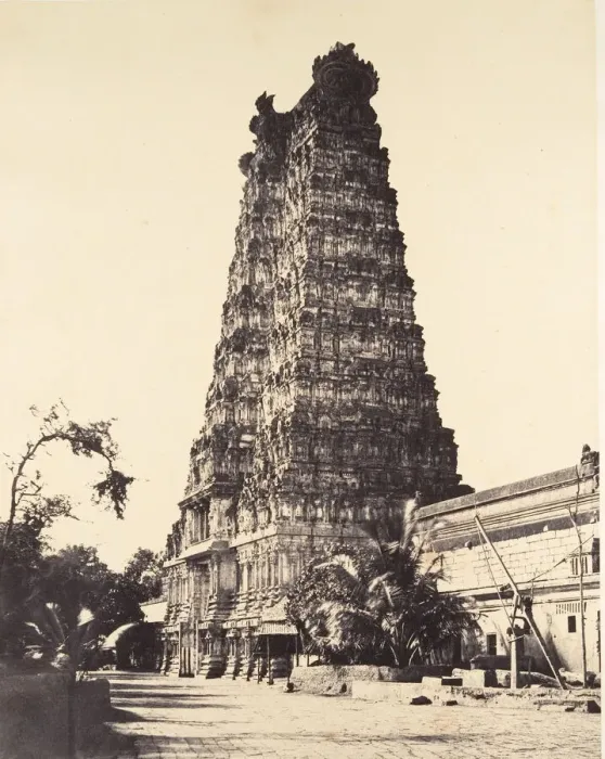 Framed Print : The Western Gopuram, January-March 1858. Creator: Captain Linnaeus Tripe Framed Print : The Western Gopuram, January-March 1858. Creator: Captain Linnaeus Tripe