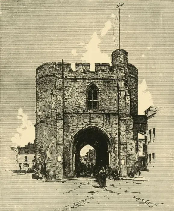 Framed Print : Westgate, 1898. Creator: Unknown Framed Print : Westgate, 1898. Creator: Unknown
